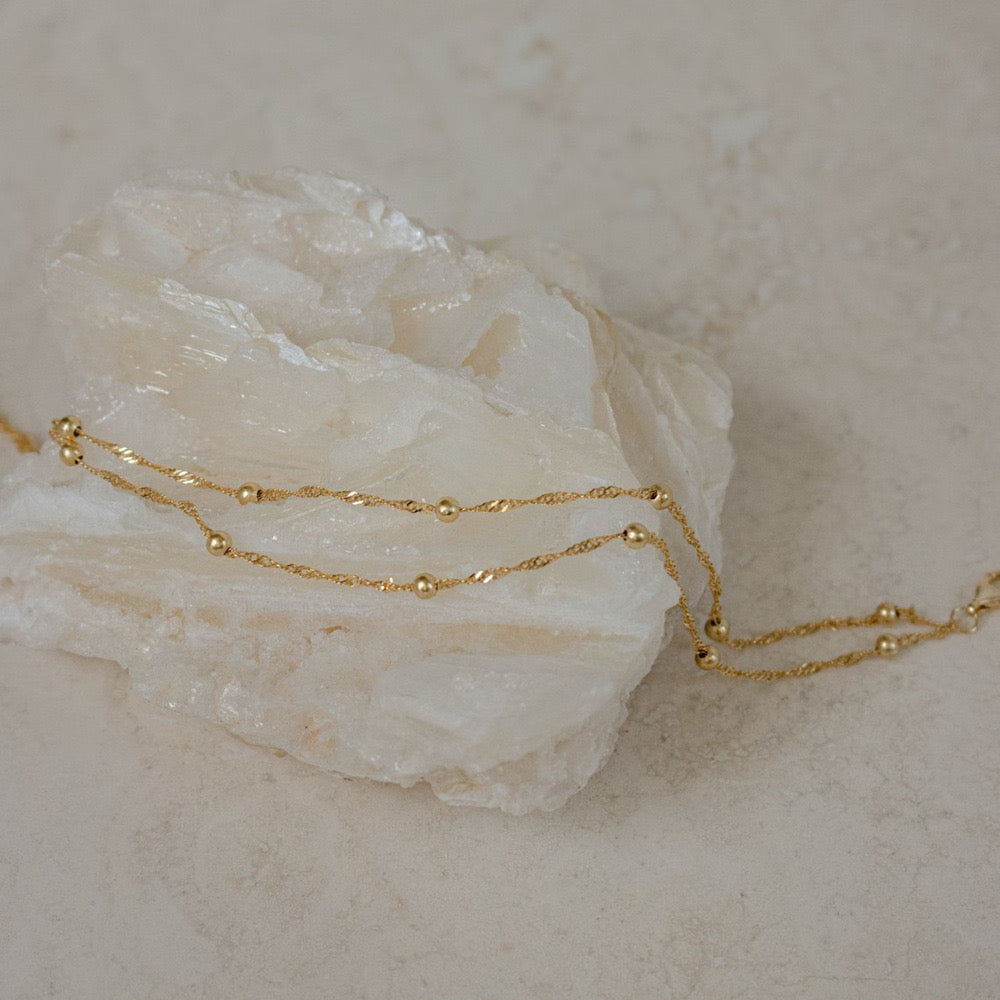 Étoile Beaded Anklet
